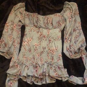 Cute mini dress.